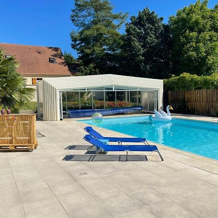 L'Annexe- Guest House Avec Piscine Studio Avec Coin Chambre Rosny-sur-Seine Экстерьер фото