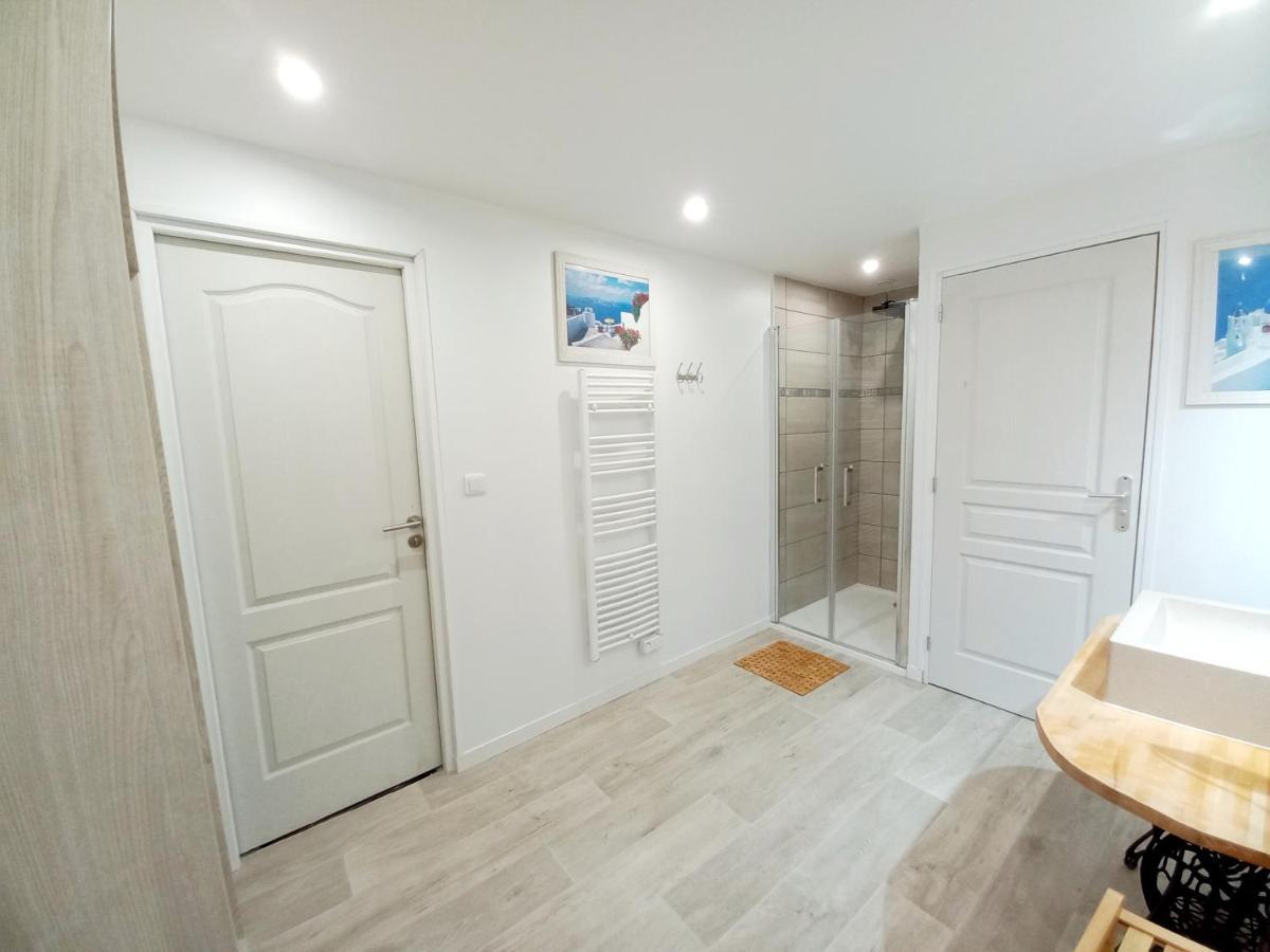 L'Annexe- Guest House Avec Piscine Studio Avec Coin Chambre Rosny-sur-Seine Экстерьер фото