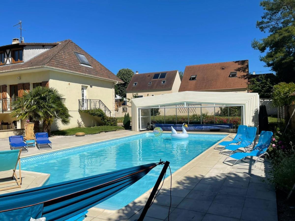 L'Annexe- Guest House Avec Piscine Studio Avec Coin Chambre Rosny-sur-Seine Экстерьер фото