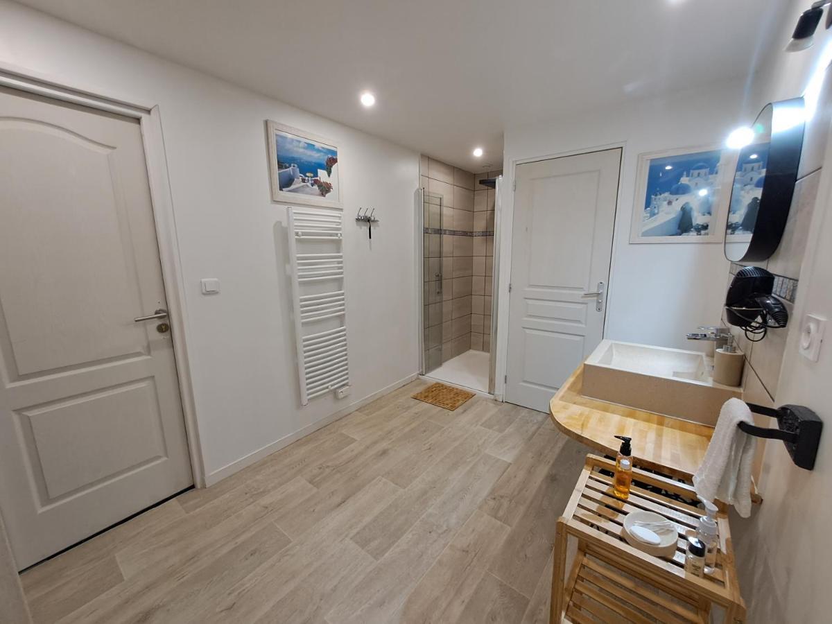 L'Annexe- Guest House Avec Piscine Studio Avec Coin Chambre Rosny-sur-Seine Экстерьер фото